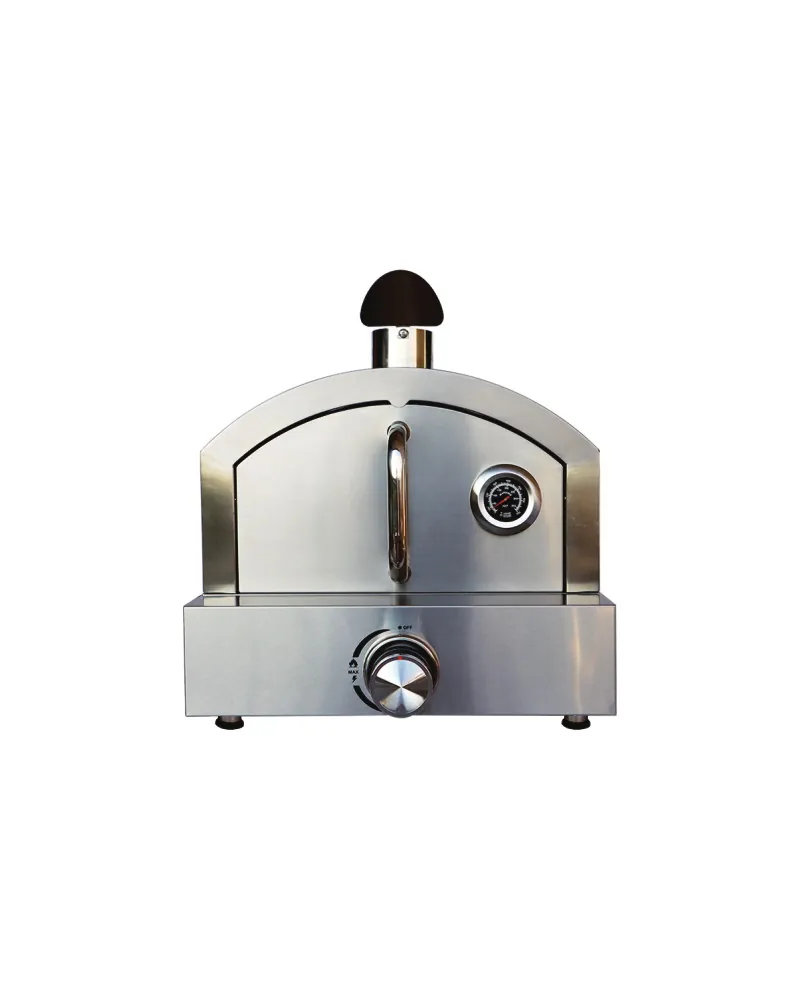 Liten bänkpizzaugn utekök modul 304 rostfritt stål 54 cm | TJUST